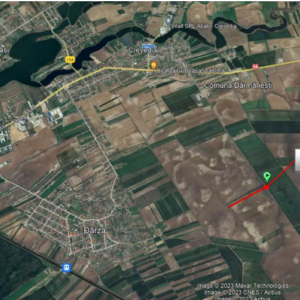 Teren extravilan arabil in suprafata de 15.000 mp amplasat in Crevedia, jud. Dambovita