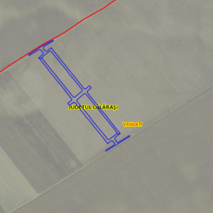 Teren arabil cu suprafata de 55400 mp amplasat in Vasilati, jud. Calarasi